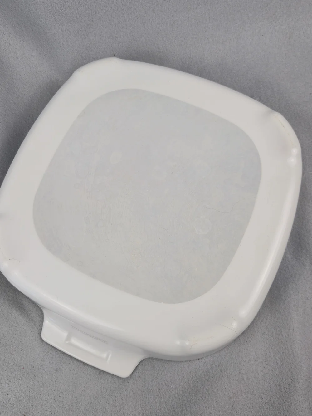 Vintage Corning Ware Microwave Browning Skillet MW-A-10 Blue Cabin Pyrex Lid
